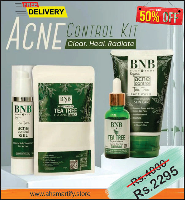 Acne Control 4 in 1 Skincare Bundle - BNB