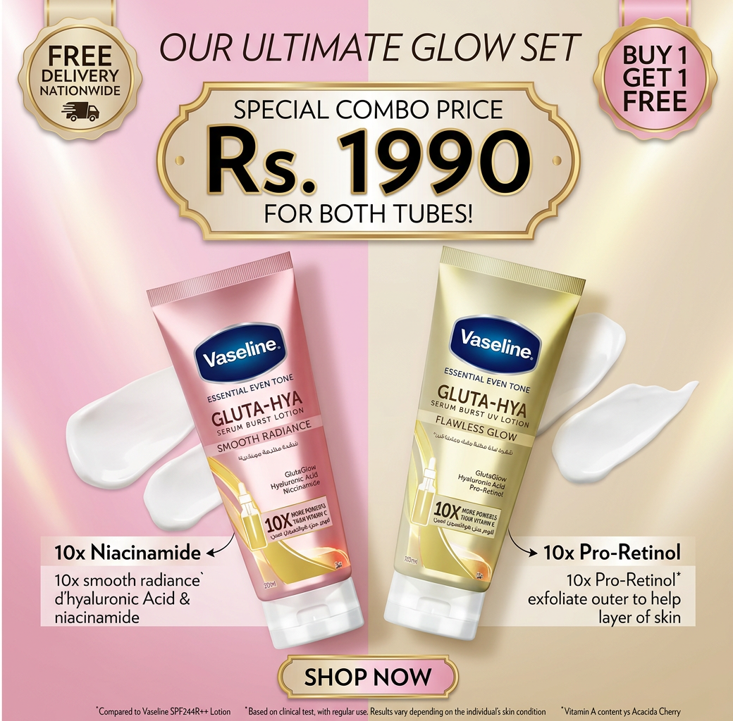 Vaseline Gluta Hya (Buy 1 get 1 FREE)