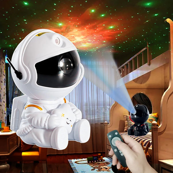 GLOWVIBE New Spaceman Projection Light Star Galaxy LED Projector Night Light Ambient Lamp