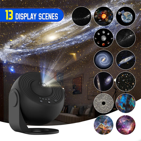 GLOWVIBE 13-in-1 Star Projector, Galaxy & Aurora Night Light for Bedrooms