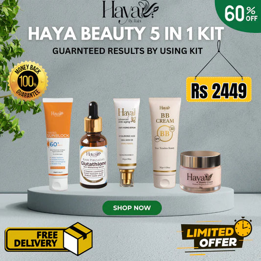 Haya Beauty 5-in-1 Kit – Free gift offer