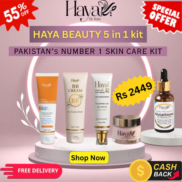 Haya Beauty 5-in-1 Kit – Free gift offer